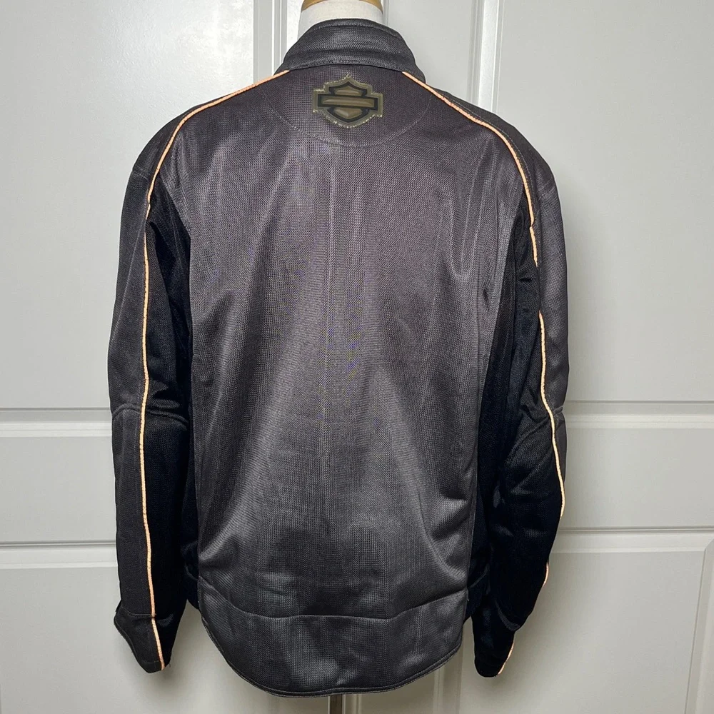 Harley-Davidson Gray and Black Riding Jacket Size Large